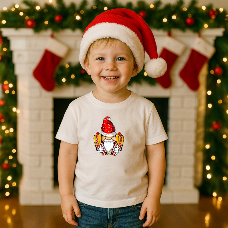 grafica 222 tricou alb craciun baiat fata 5