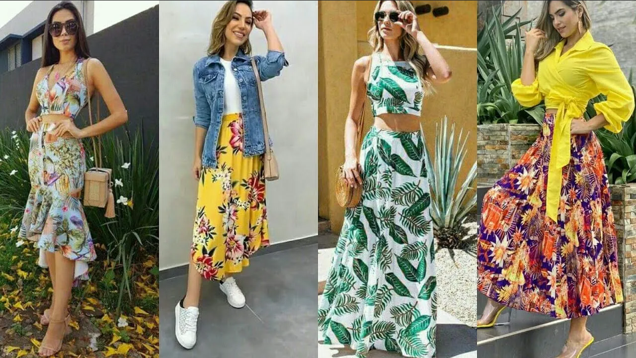 ¿Cómo lucir faldas con estampado de flores? Outfits ideales para la primavera
