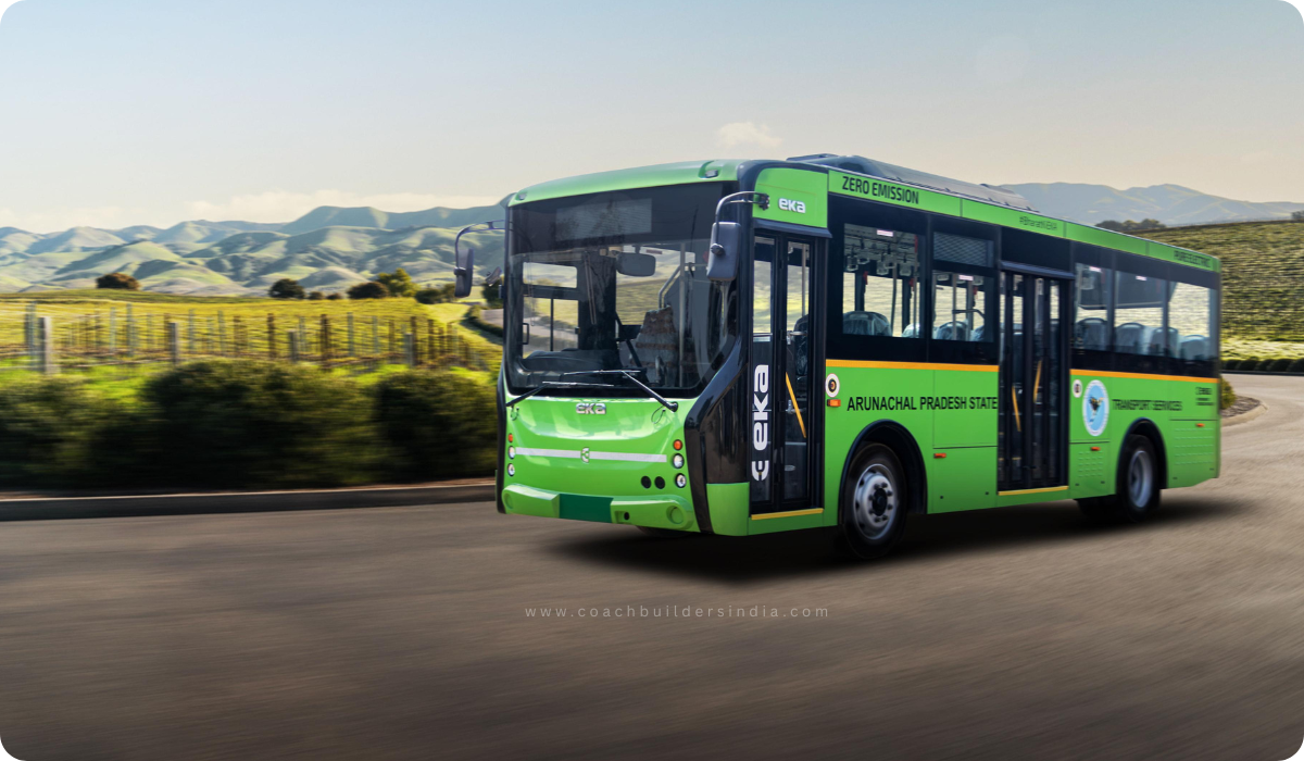 Pema Khandu Launches 10 EKA Electric Buses in Arunachal Pradesh Pema Khandu Launches 10 EKA Electric Buses in Arunachal Pradesh