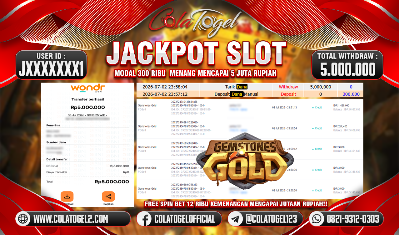 JACKPOT SLOT GACOR!!