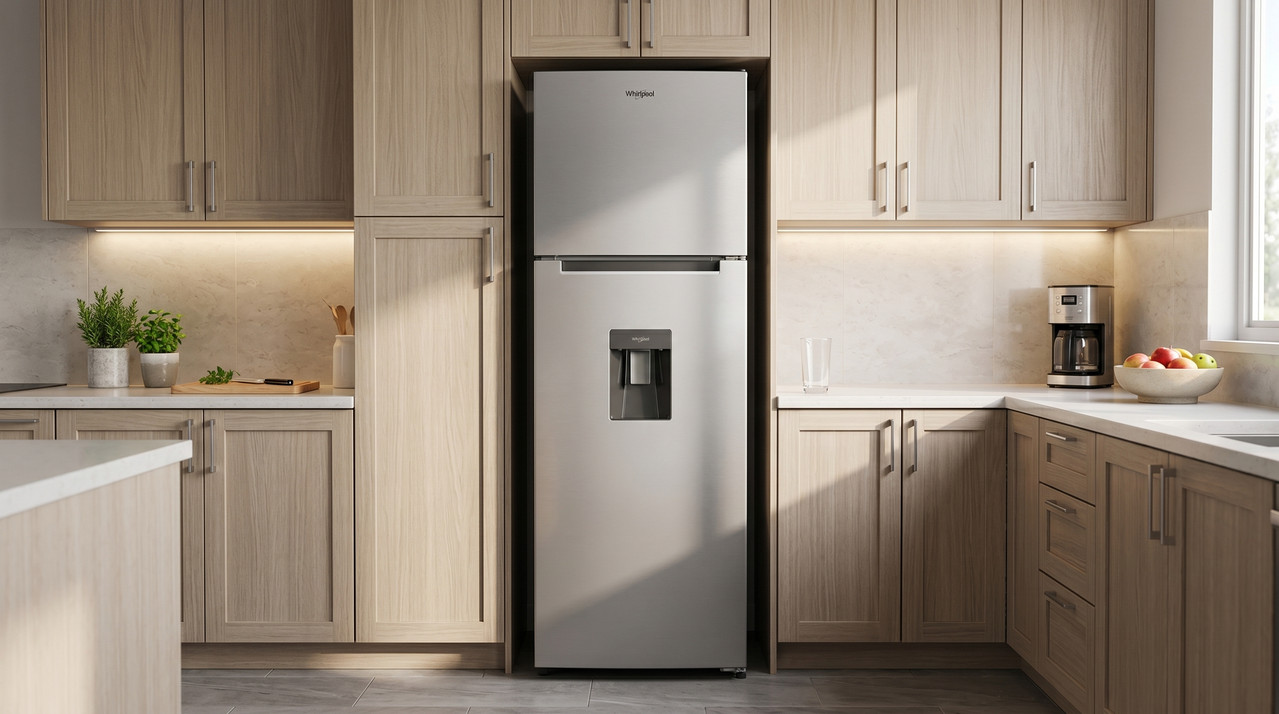 Refrigerador Whirlpool Xpert Inverter Top Mount 9 Pies Cúbicos