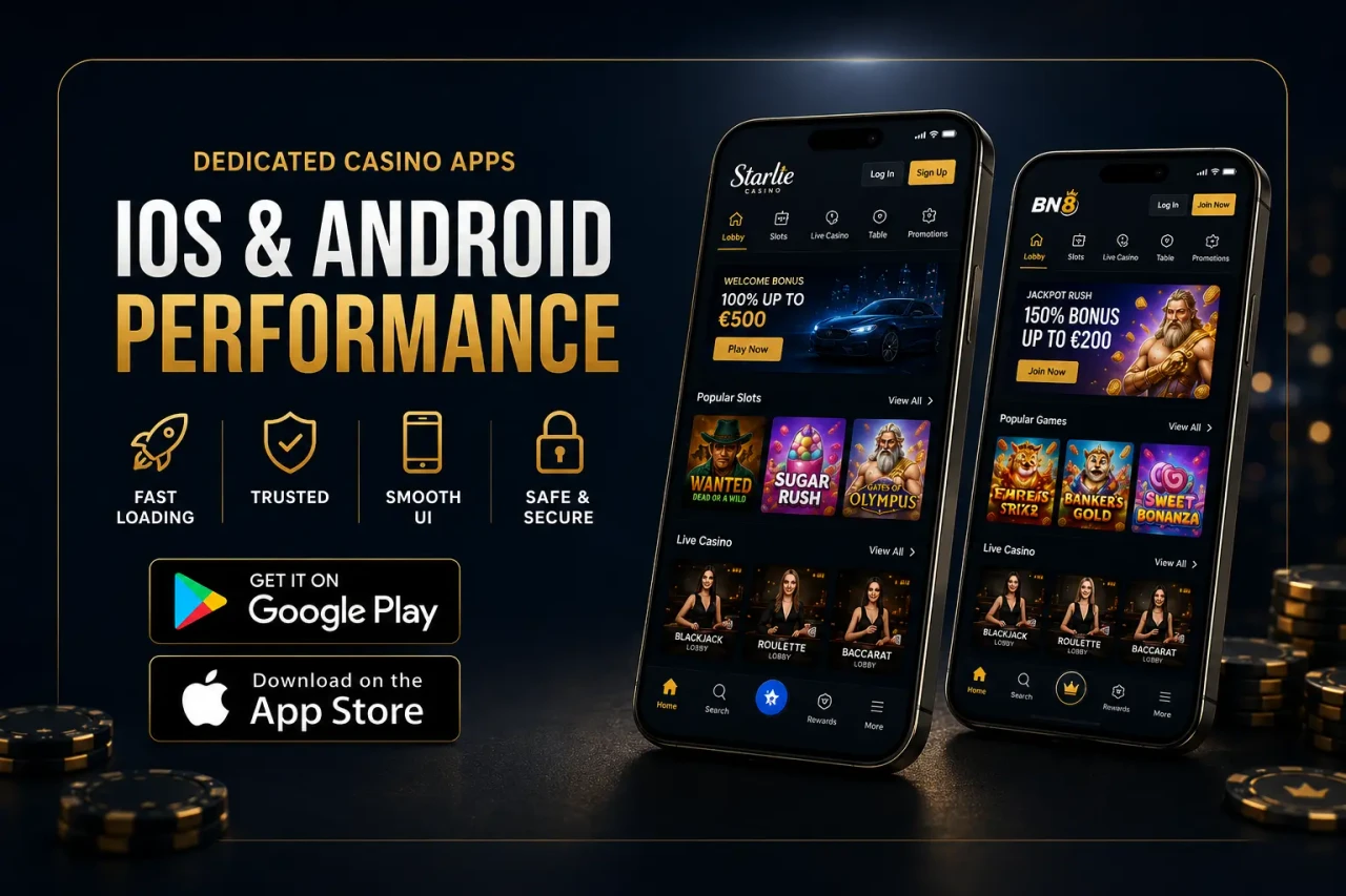 Mobile casino apps iOS and Android Australia