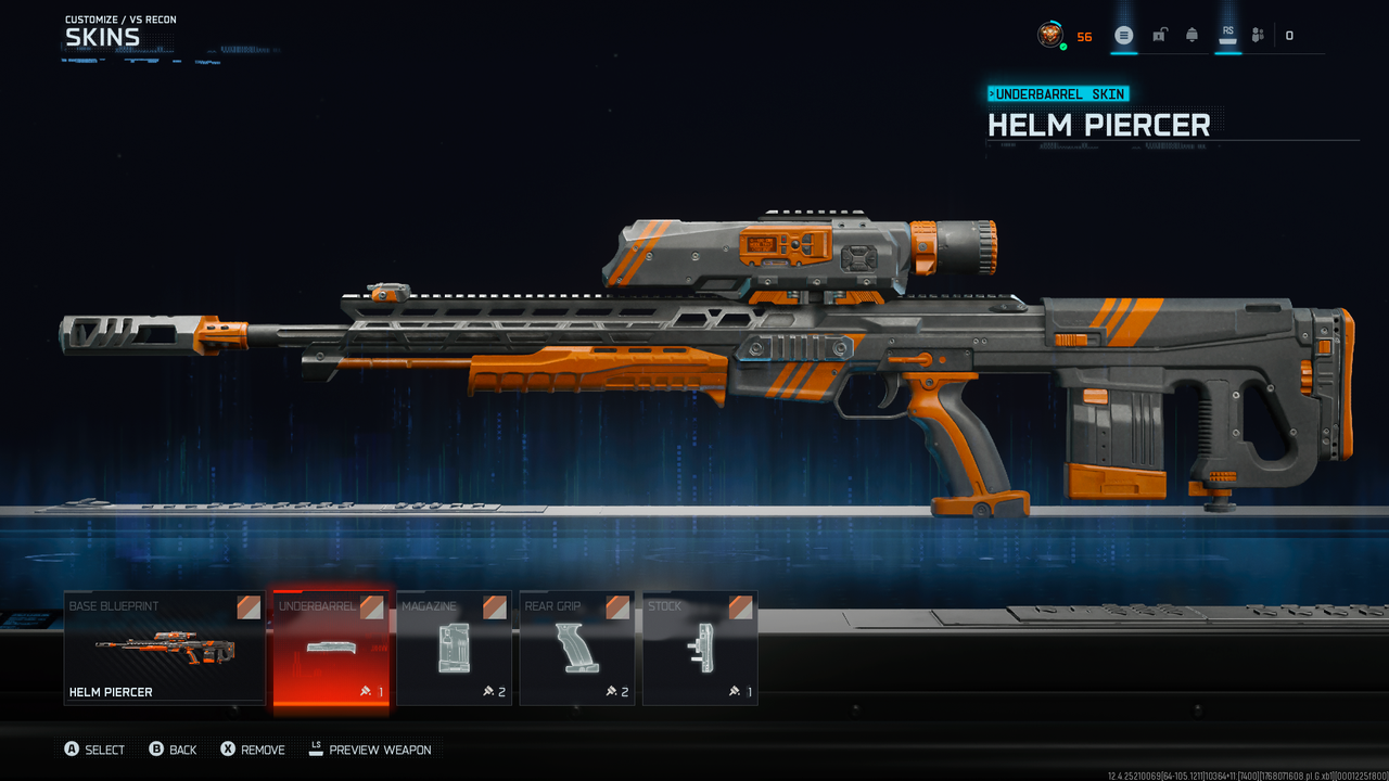 41 Helm Piecer Weapone Skin