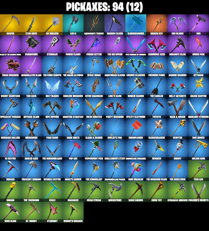 pickaxes comp