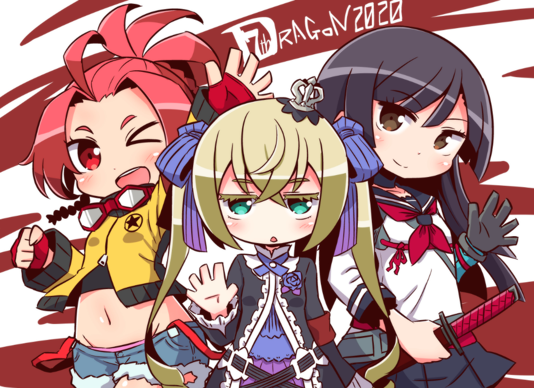 __samurai_katanako_chelsea_and_destroyer_7th_dragon_and_1_more_drawn_by_naga_u__0ced95515044840fac6b