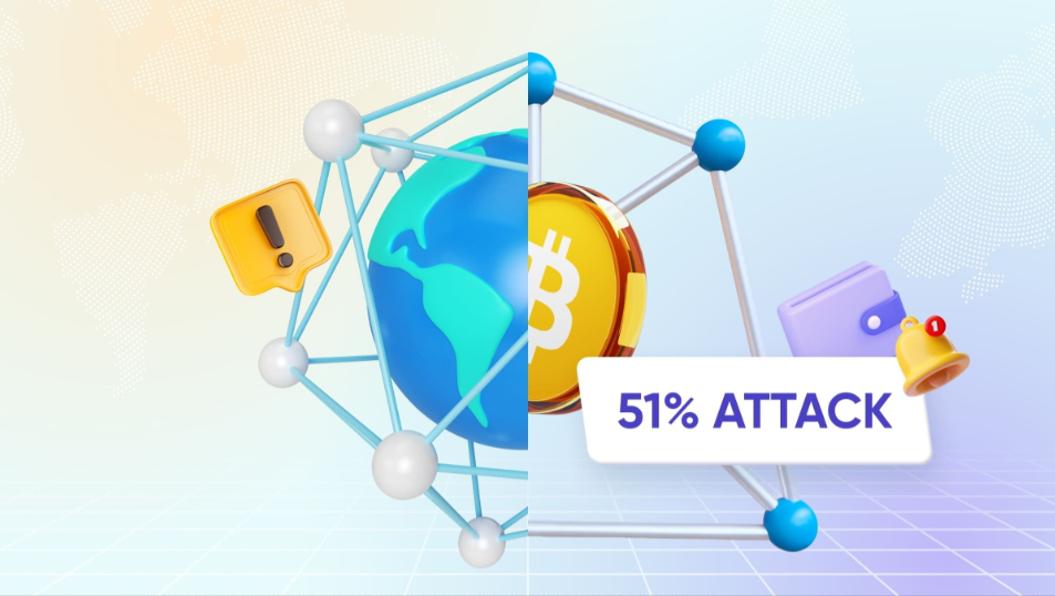 card image Атака 51%. Все про механику действия, риска и последствиях взлома блокчейна