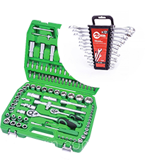 Набір інструментів 108 од. ET-6108SP + набір ключів 12 од