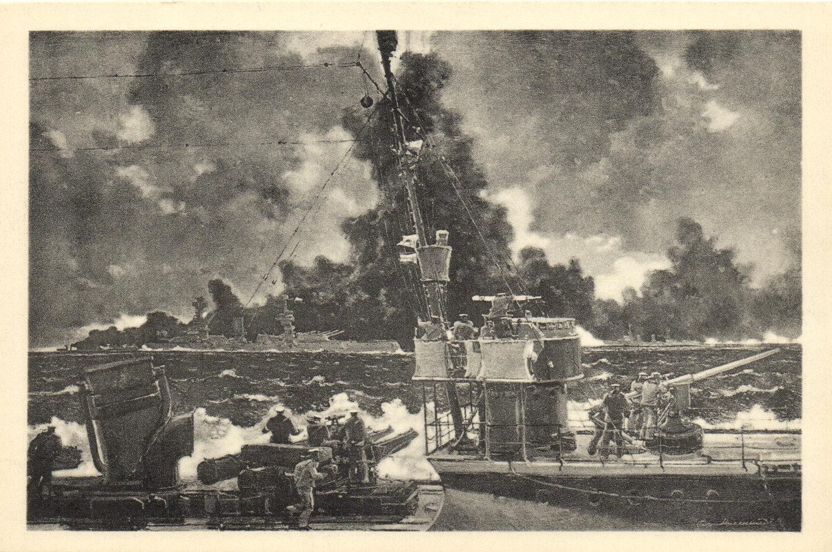 1939 г. Черноморский флот на маневрах. Г.Г.Нисский.