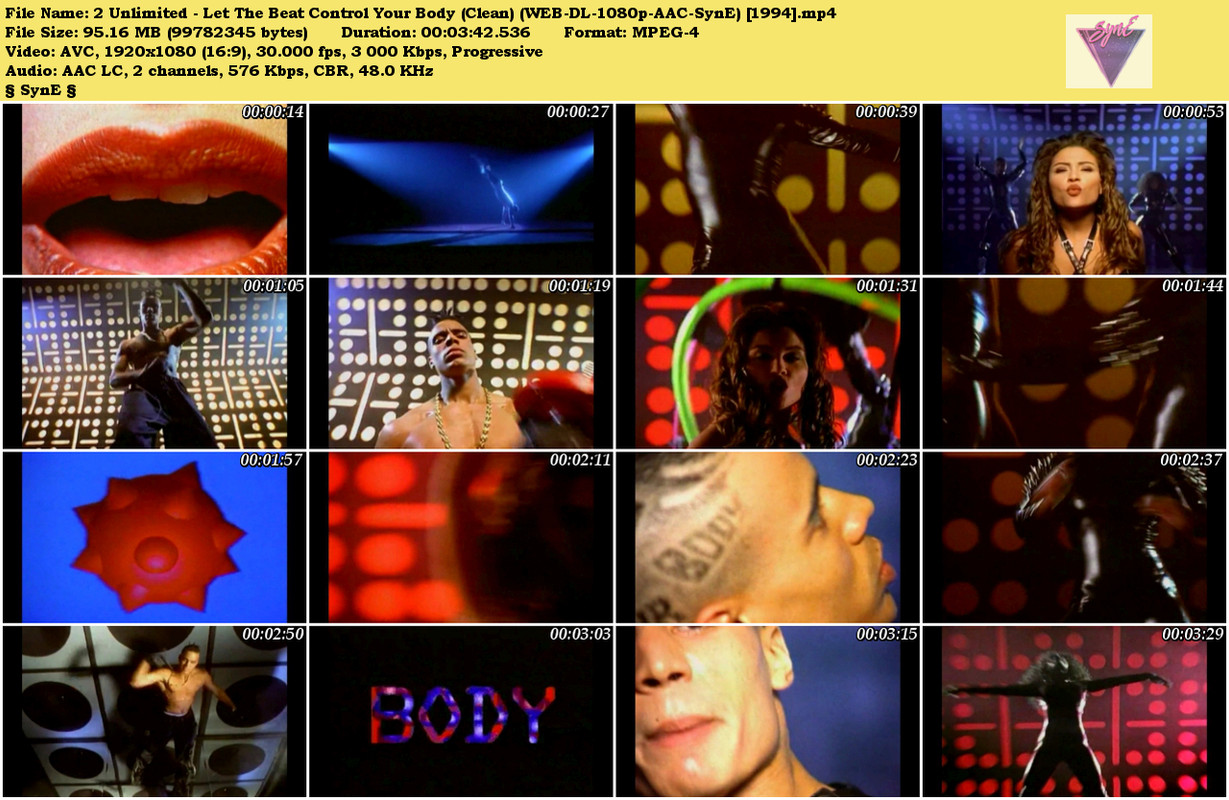2 Unlimited - Let The Beat Control Your Body (Clean) | ShareMania.US