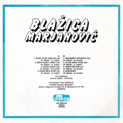 Blazica Marjanovic 1992 z