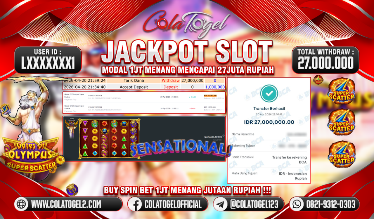 JACKPOT SLOT GACORR!!
