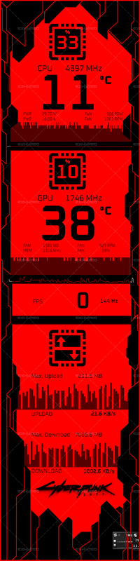 Cyberpunk 2077 red (480x1920px)