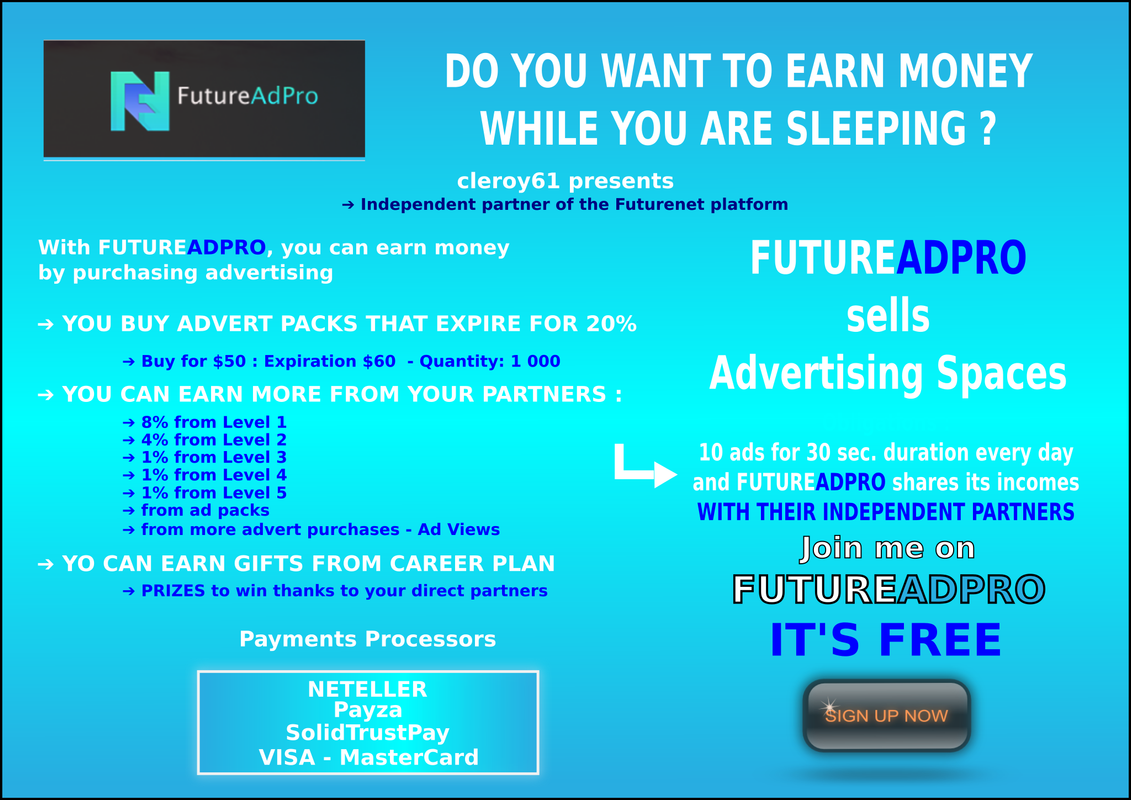 FutureAdPro: Revenues sharing and Advertising platform