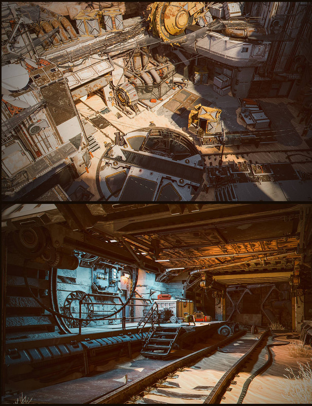 Sci-Fi Rusty Railyard (Daz+ Exclusive)