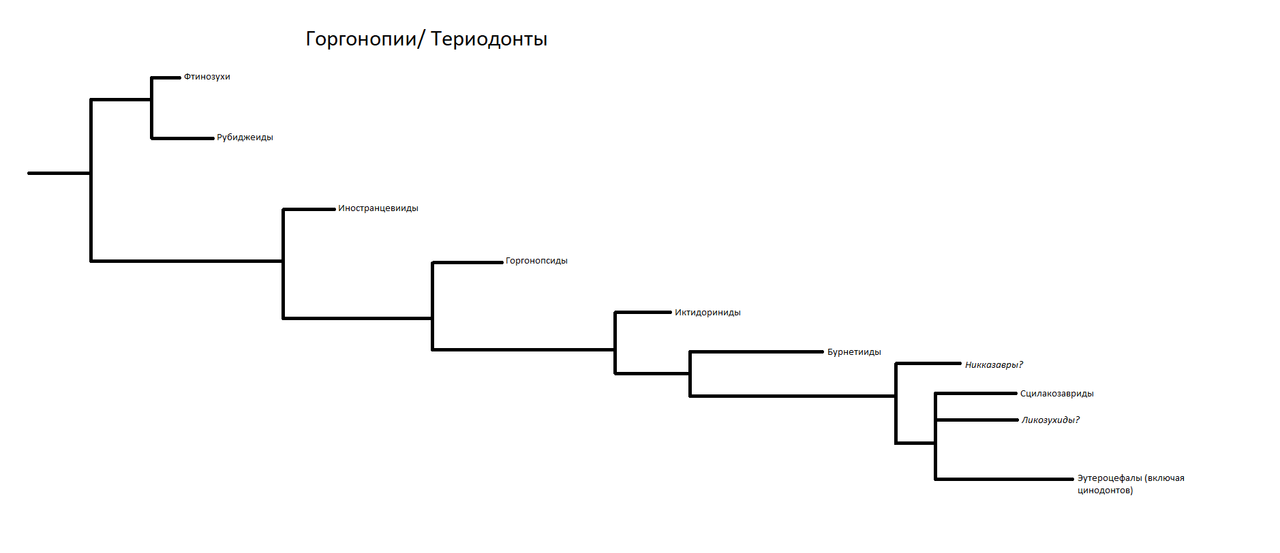 горгонопии териодонты