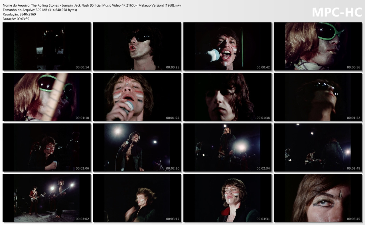 The Rolling Stones - Jumpin' Jack Flash (Official Music Video 4K 2160p) [Makeup Version] [1968]