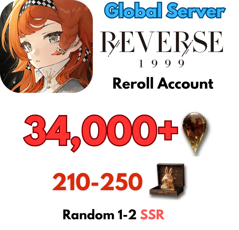 [Global] Reverse 1999 Reroll Starter Accounts Loại 2