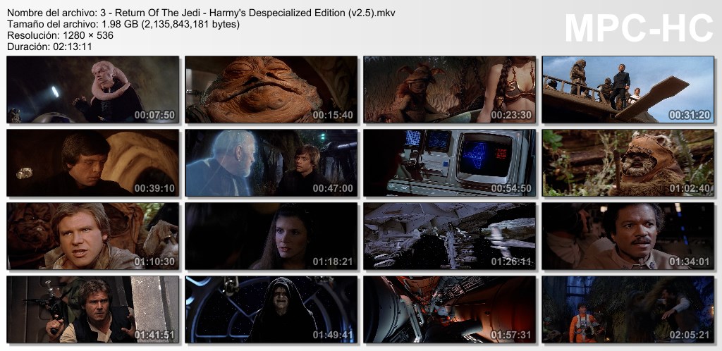 Star Wars - Despecialized Edition (Latino/Ingles) [720p]