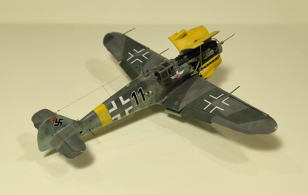 Bf 109 G-2 "crni 11"  Eduard 1/72 5