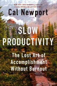 The cover for Slow Productivity