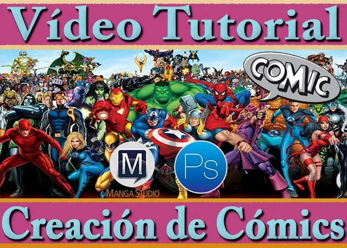 Curso Como Dibujar Cómics Paso a Paso con Manga Studio y Photoshop