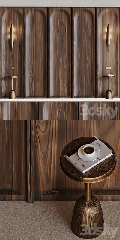 Decorative wall 3d panel