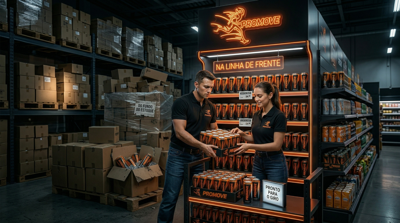 Promotores abastecendo