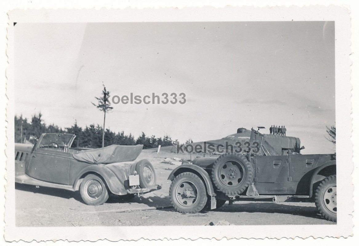 Foto Mercedes Benz 320WK Kübelwagen u. Cabrio PK