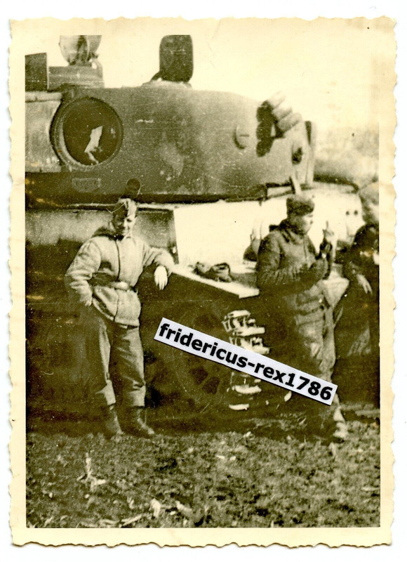Foto Panzer Kampfwagen VI Tiger 842 südlich Charkow März 1943 2.Pz. Div. DR2