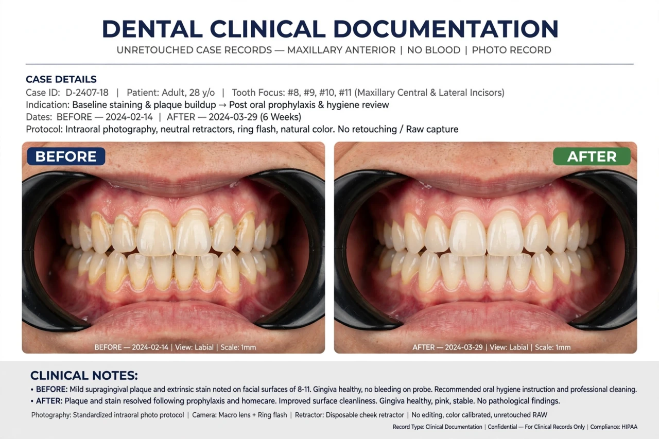 Dental treatment documentation at Samta Colony, Raipur