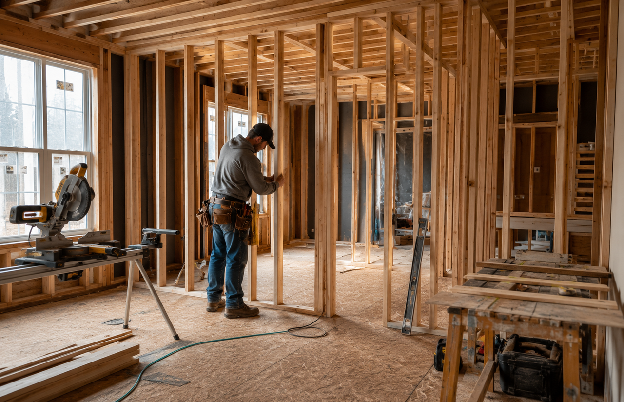 Framing and wall systems reconstruction