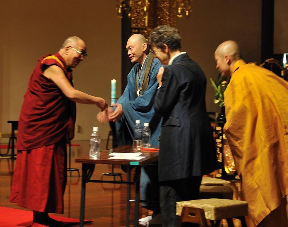 Ittetsu con el Dalai Lama