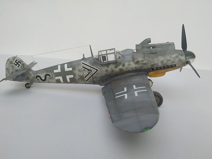 Bf-109G-6 Kirschner, Trumpeter1/32 i Mistercraft 1/72 IMG-20210707-195503