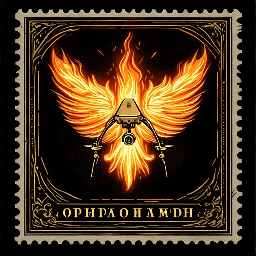 Postal-stamp-style-art-of-a-fl-10