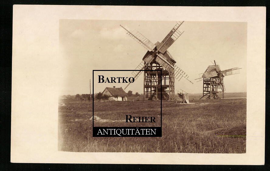 Foto 2.WK Ostfront Ukraine Tschernigow - Tschernihiw Windmühle Bockwindmühle