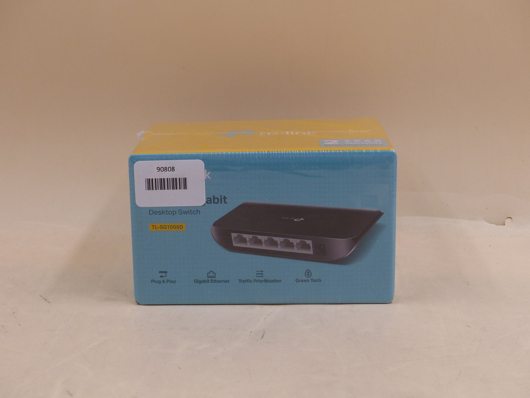 TP-LINK 5-PORT BLACK GIGABIT DESKTOP SWITCH TL-SG1005D