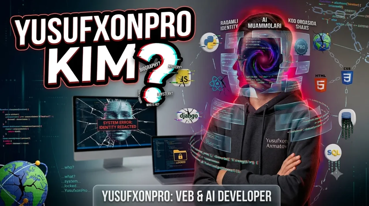 YusufxonPro Kim? Dasturchimi yoki AI?