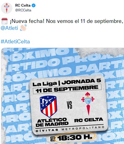  2022-2023 | 5ª Jornada |Atlético de Madrid 4-1 R.C. Celta  22-7-2022-19-7-52-3