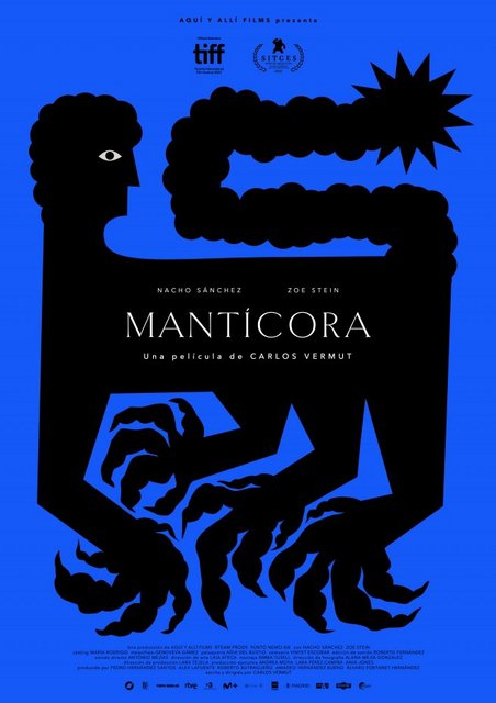 PÓSTER DE “MANTÍCORA”, DE CARLOS VERMUT, QUE CELEBRARÁ SU PREMIERE NACIONAL EN SITGES