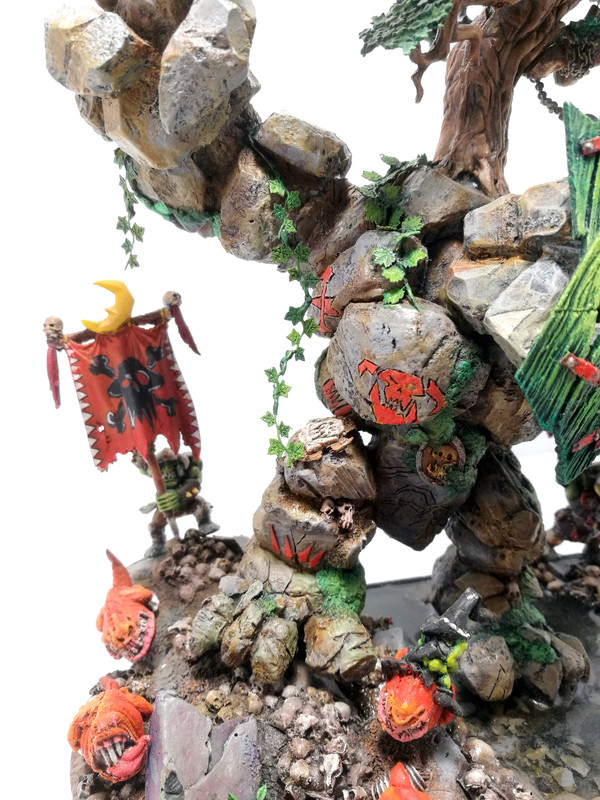 Figurine Ork Warhammer – Rogue Idole – Forge World – Vieux Monde – Occasion
