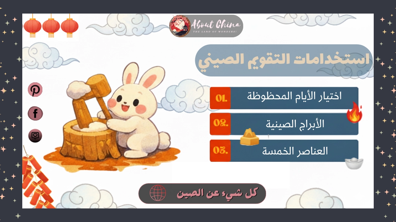 استخدامات التقويم الصيني. استخدامات التقويم الصيني.