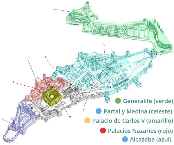 Mapa virtual de la Comunidad - La Alhambra