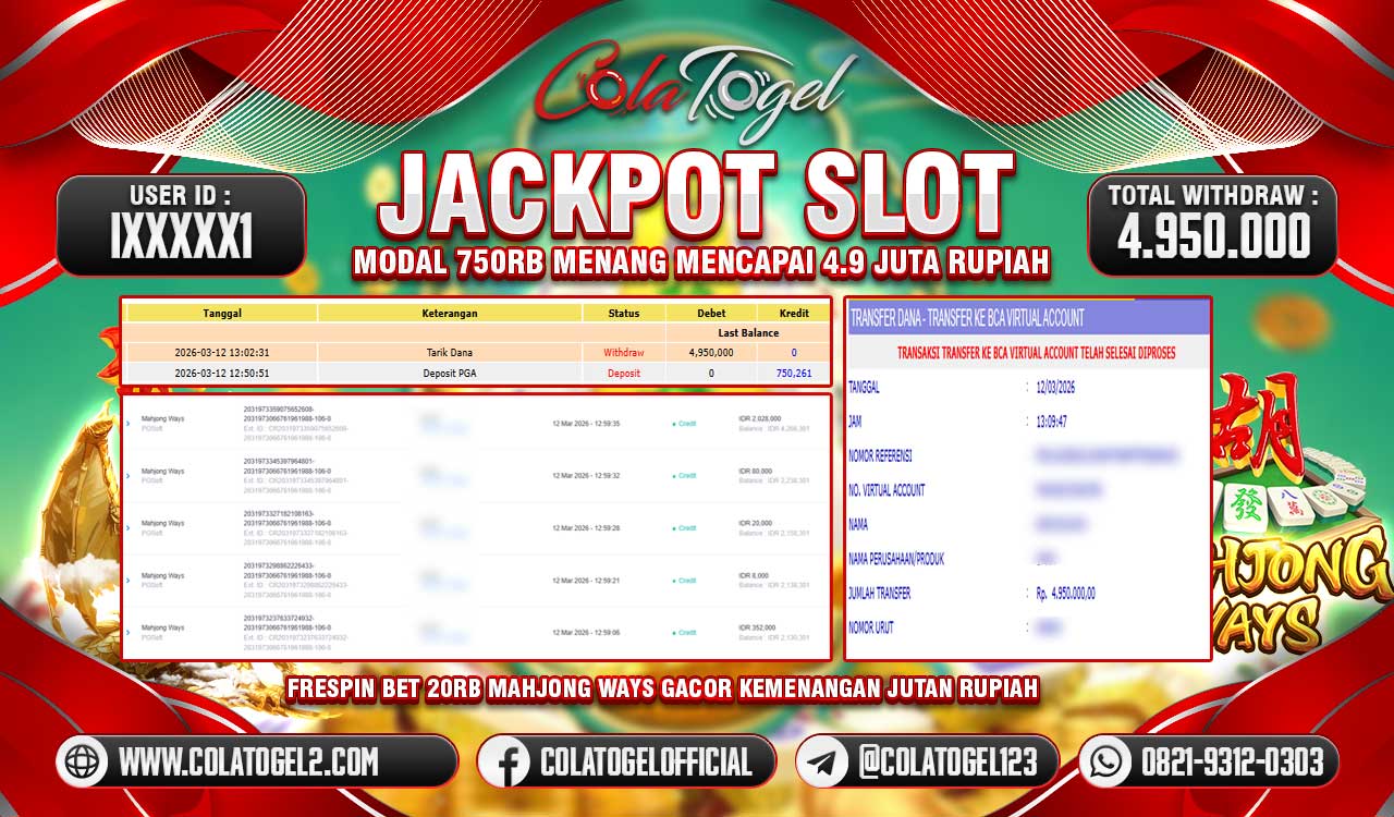 JACKPOT SLOT GACORR!!