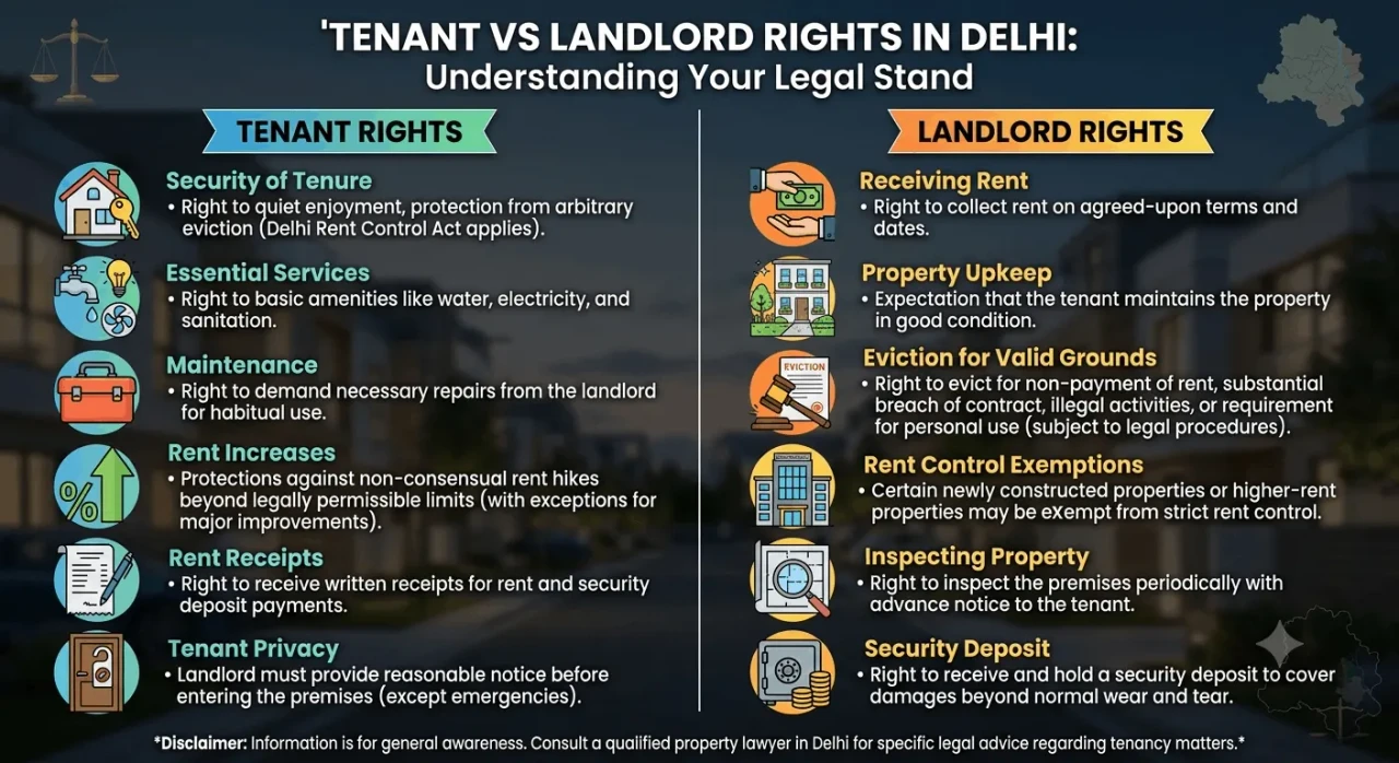 Tenant vs Landlord Rights in Delhi