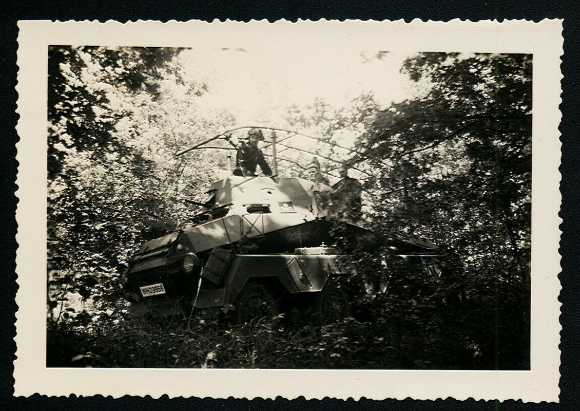 Orig. Foto Panzer Spähwagen Sonder KFZ