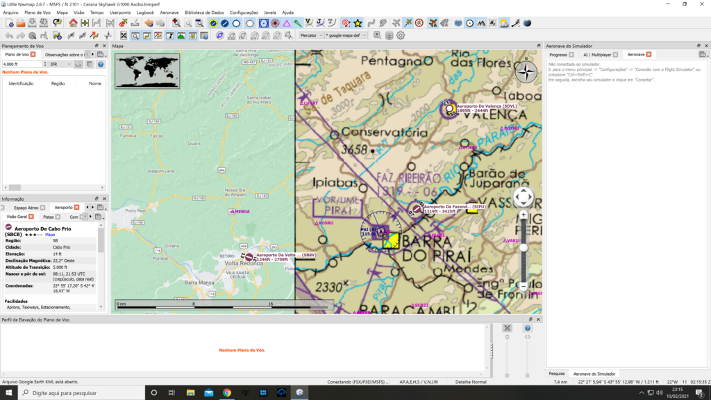 como - Dica de como inserir cartas de rotas no Little Navmap. 2021-02-10-23-15