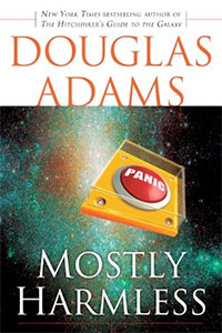 The cover for Mostly Harmless