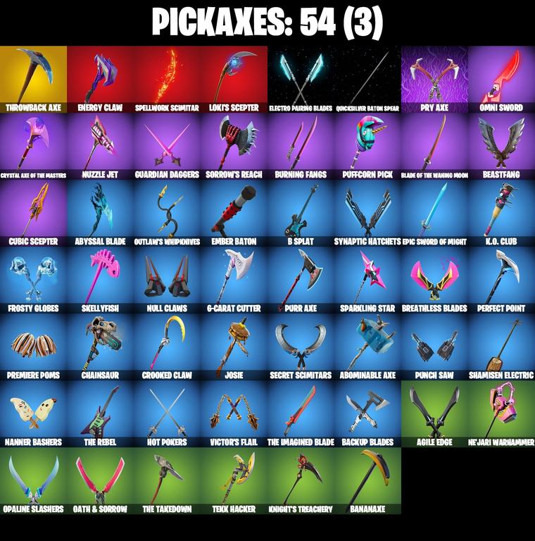 pickaxes comp