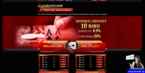 AKURATPOKER - SITUS POKER ONLINE TERBAIK DI INDONESIA